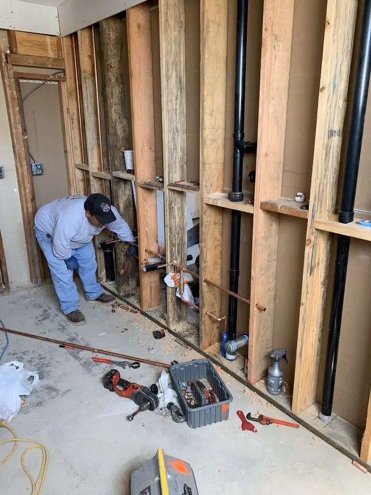 Commercial rough-in plumbing for Gas Line Repair in Williams Estates